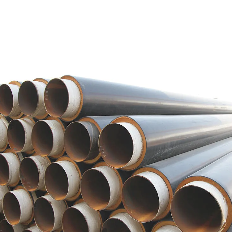 Tianjin manufacturing underground direct buried pre insulated thermal insulation steel pipe for hot water pipeline